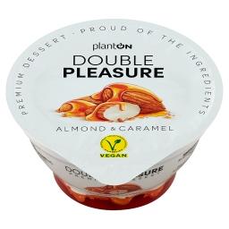 Double Pleasure Roślinny deser premium z migdałów z karmelem 120 g