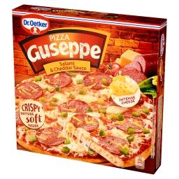 Guseppe Pizza z salami i sosem cheddar 418 g