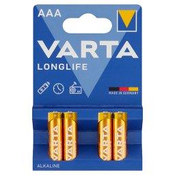 Longlife AAA LR03 1,5 V Bateria alkaliczna 4 sztuki