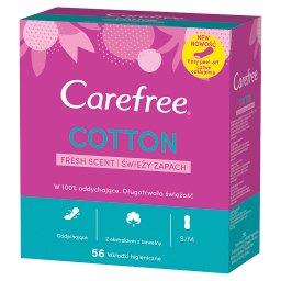 Cotton Feel Normal Wkładki higieniczne świeży zapach 56 sztuk
