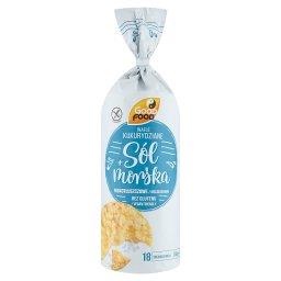 Wafle kukurydziane sól morska 100 g (18 sztuk)