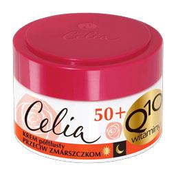 Celia Q10 przeciwzmarszczkowy krem półtłusty 50+ z retinolem 50 ml