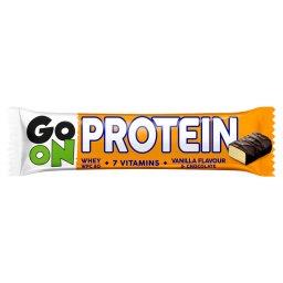 Go On Protein Baton o smaku waniliowym w czekoladzie deserowej 50 g
