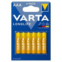 Longlife AAA LR03 1,5 V Bateria alkaliczna 6 sztuk