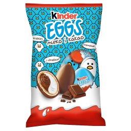 Eggs Chrupiący wafelek pokryty mleczną czekoladą z m...