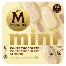 Mini White Chocolate & White Chocolate Almond Lody 330 ml (6 sztuk)