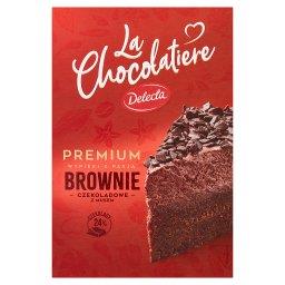 La Chocolatiere Premium Brownie czekoladowe z musem mieszanka do wypieku ciasta 463 g