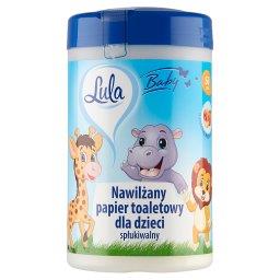 Baby Nawilżany papier toaletowy dla dzieci o zapachu brzoskwiniowym 50 sztuk