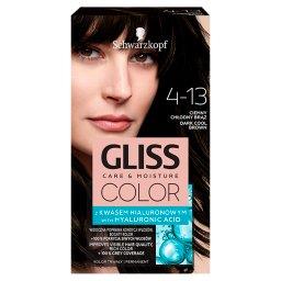 Gliss Color Farba do włosów ciemny chłodny brąz 4-13