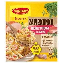 Pomysł na... Zapiekanka makaronowa z szynką 35 g