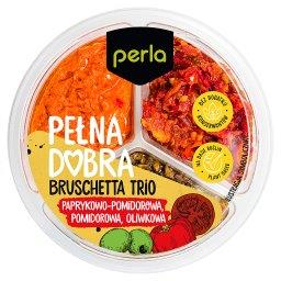 Bruschetta Trio Pasta paprykowo-pomidorowa pomidorowa oliwkowa 180 g