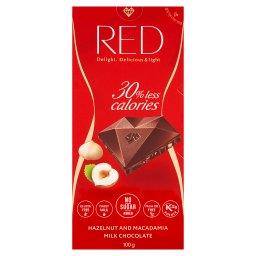 Delight Czekolada mleczna z orzechami laskowymi i orzechami makadamia 100 g