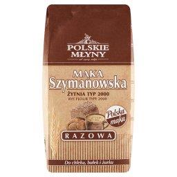 Mąka Szymanowska żytnia razowa typ 2000 800 g