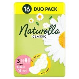 Classic Maxi Camomile Podpaski ze skrzydełkami x16