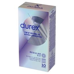 Invisible Extra Lubricated Wyrób medyczny prezerwatywy 10 sztuk