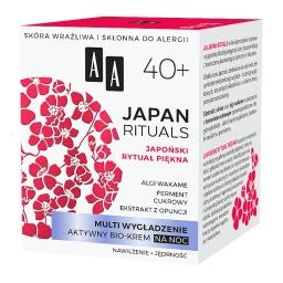 Japan Rituals Multi wygładzenie aktywny bio-krem na noc 40+ 50 ml