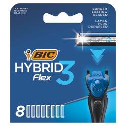 Hybrid Flex 3 3-ostrzowe wkłady do maszynki do golenia 8 sztuk