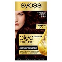 Oleo Intense Farba do włosów trwale koloryzująca z olejkami bez amoniaku 3-22 winne bordo