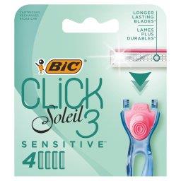 Soleil Click 3 Sensitive 3-ostrzowe wkłady do maszynki do golenia 4 sztuki