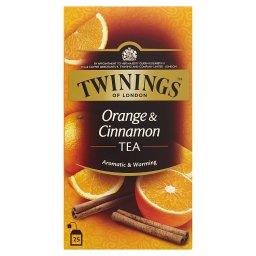 Czarna herbata z cynamonem i aromatem pomarańczy 50 g (25 torebek)