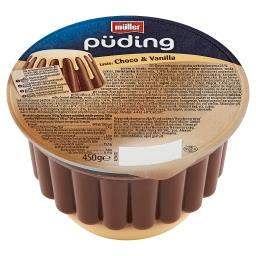Püding Deser mleczny o smaku czekoladowym z sosem o ...