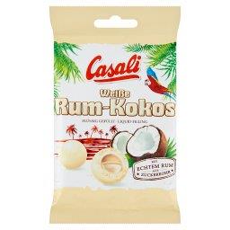 Rum-Kokos Draże z płynnym nadzieniem w polewie z białej czekolady 100 g