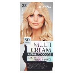 Multi Cream Metallic Color Farba do włosów bardzo jasny perłowy blond 28