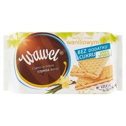 Wafle o smaku waniliowym bez dodatku cukru 110 g e