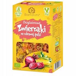 BIO Makaron kukurydziany Zwierzaki bezglutenowy 250g