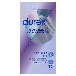 Invisible Extra Lubricated Wyrób medyczny prezerwatywy 10 sztuk