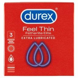 Feel Thin Fetherlite Elite Extra Lubricated Prezerwatywy 3 sztuki