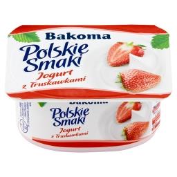 Polskie Smaki Jogurt z truskawkami 120 g