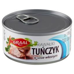 Tuńczyk kawałki w sosie własnym