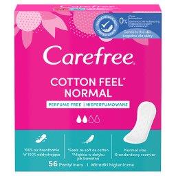 Cotton Feel Normal Wkładki higieniczne nieperfumowane 56 sztuk