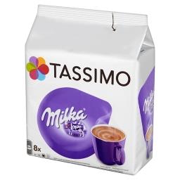 Milka Słodzony napój kakaowy w proszku z odtłuszczonym mlekiem w proszku 240 g (8 kapsułek)