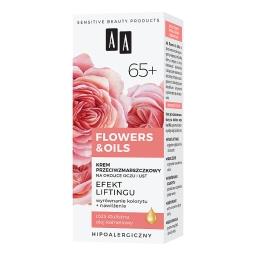 Flowers&Oils 65+ Efekt Liftingu Krem przeciwzmarszcz...