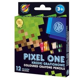 Astra Kredki z glinki kaolinowej Pixel One 12 koloró...