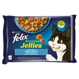 Sensations Jellies Karma dla kotów smaki rybne w galaretce 340 g (4 x 85 g)