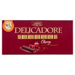 Delicadore Batoniki z czekolady z nadzieniami o smaku cherry 200 g