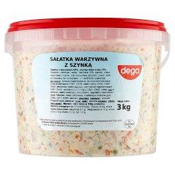 Sałatka warzywna z szynką
