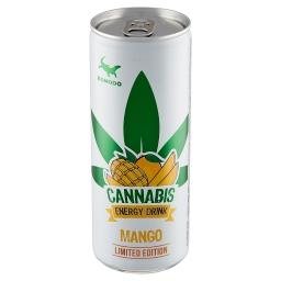 Cannabis Gazowany napój energetyzujący o smaku mango 250 ml e