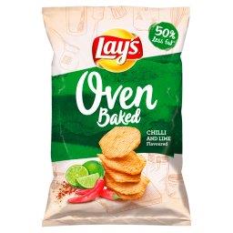 Oven Baked Pieczone formowane chipsy ziemniaczane o smaku chilli i limonki 125 g