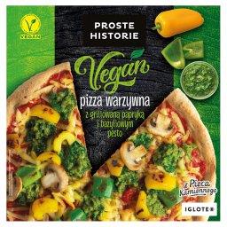 Vegan Pizza warzywna z grillowaną papryką i bazyliow...