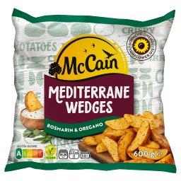 Mediterrane Wedges Cząstki ziemniaczane ze skórką w chrupiącej otoczce z dodatkiem ziół 600 g