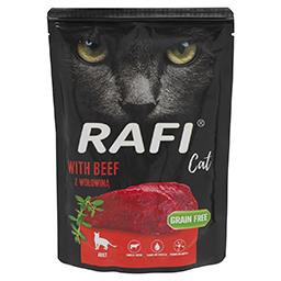 Mokra karma dla kotów Rafi Cat z wołowiną dla kota 300 g