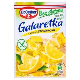 Galaretka bez glutenu o smaku cytrynowym