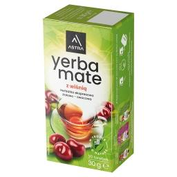 Herbatka ekspresowa ziołowo-owocowa Yerba Mate z wiśnią 30 g (20 x 1,5 g)