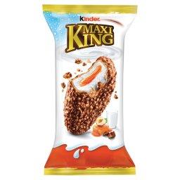 Maxi King Wafel z mlecznym i karmelowym nadzieniem pokryty czekoladą i orzechami 35 g