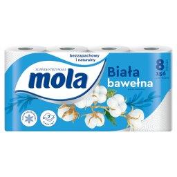 White Papier toaletowy bawełniana biel 8 rolek