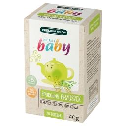 Herbi Baby Herbatka ziołowo-owocowa spokojny brzuszek 40 g (20 x 2 g)